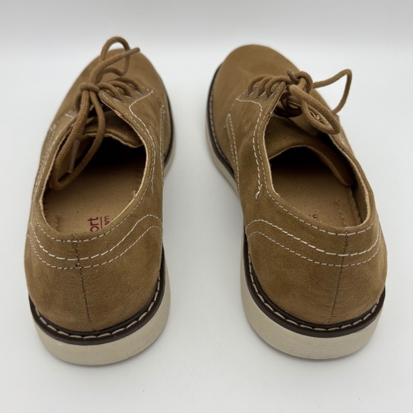 NWOB Dexter Comfort Memory Foam Burt Plain Toe Oxford Tan Suede Style Shoe - Picture 7 of 13